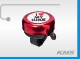 Звонок механический I love my bike 3293035-13, код 8181