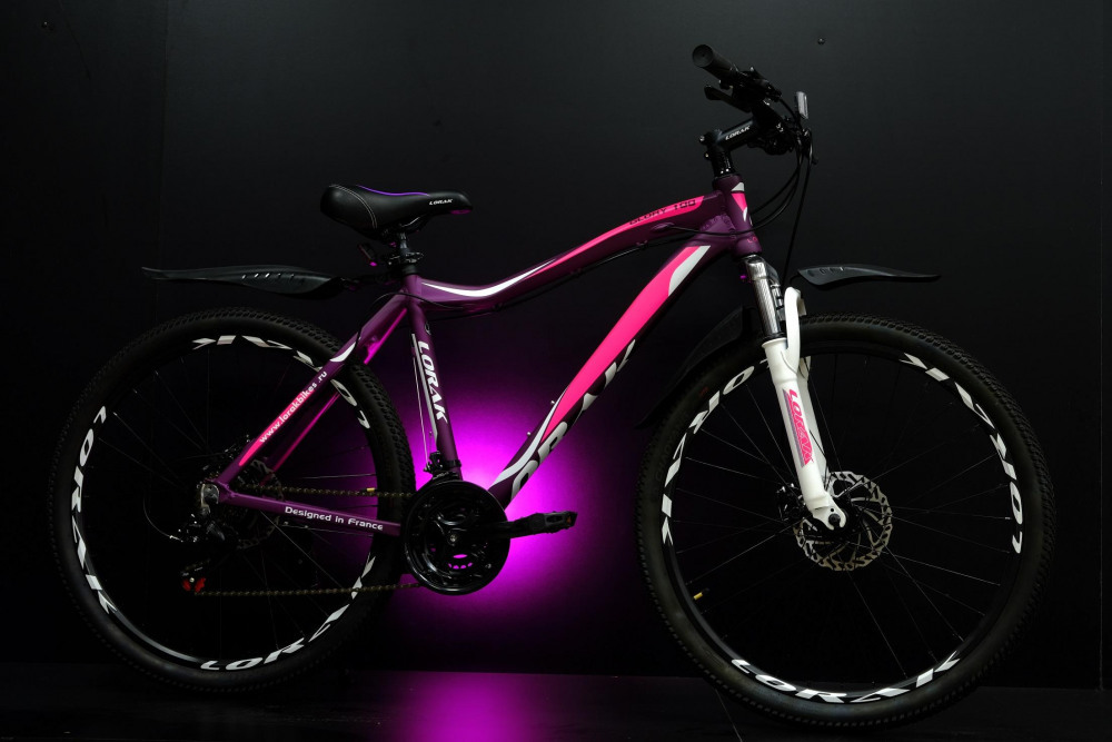 Lorak Glory 100 Матовый Фиолетовый/Розовый рама 17 (на рост 155-173)